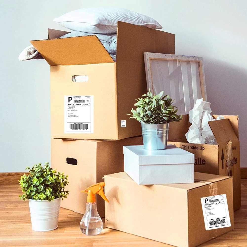 A6 접착식 감열지 라벨