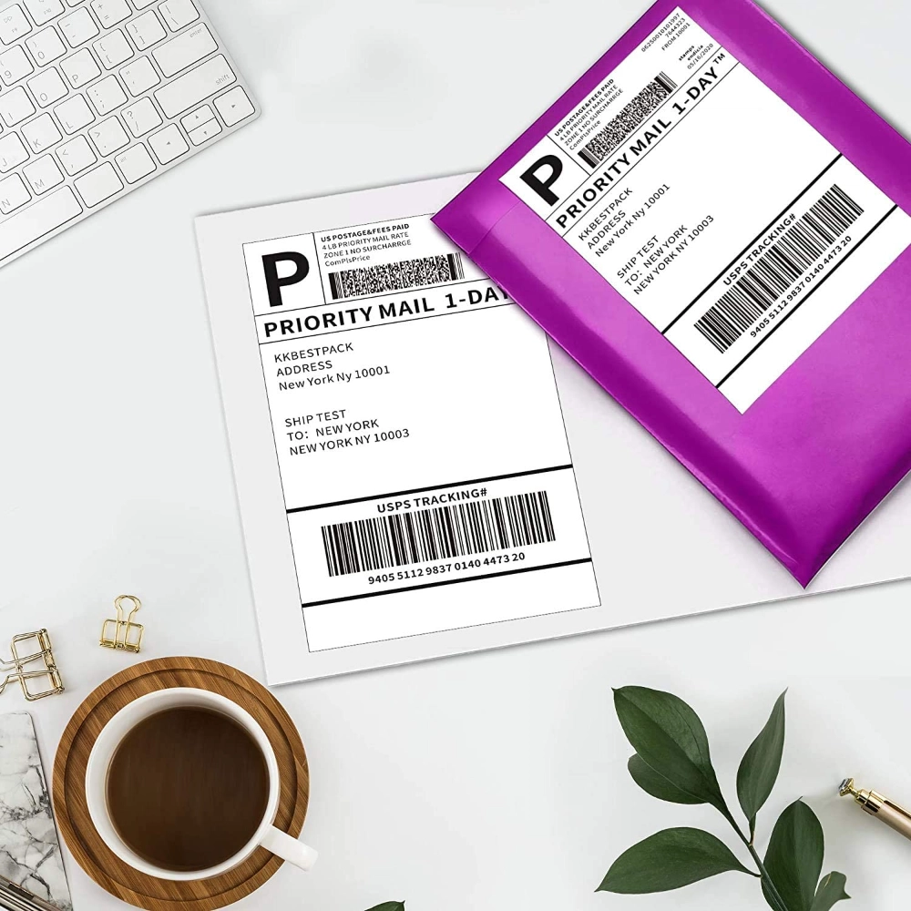 자체 접착식 배송 감열 라벨