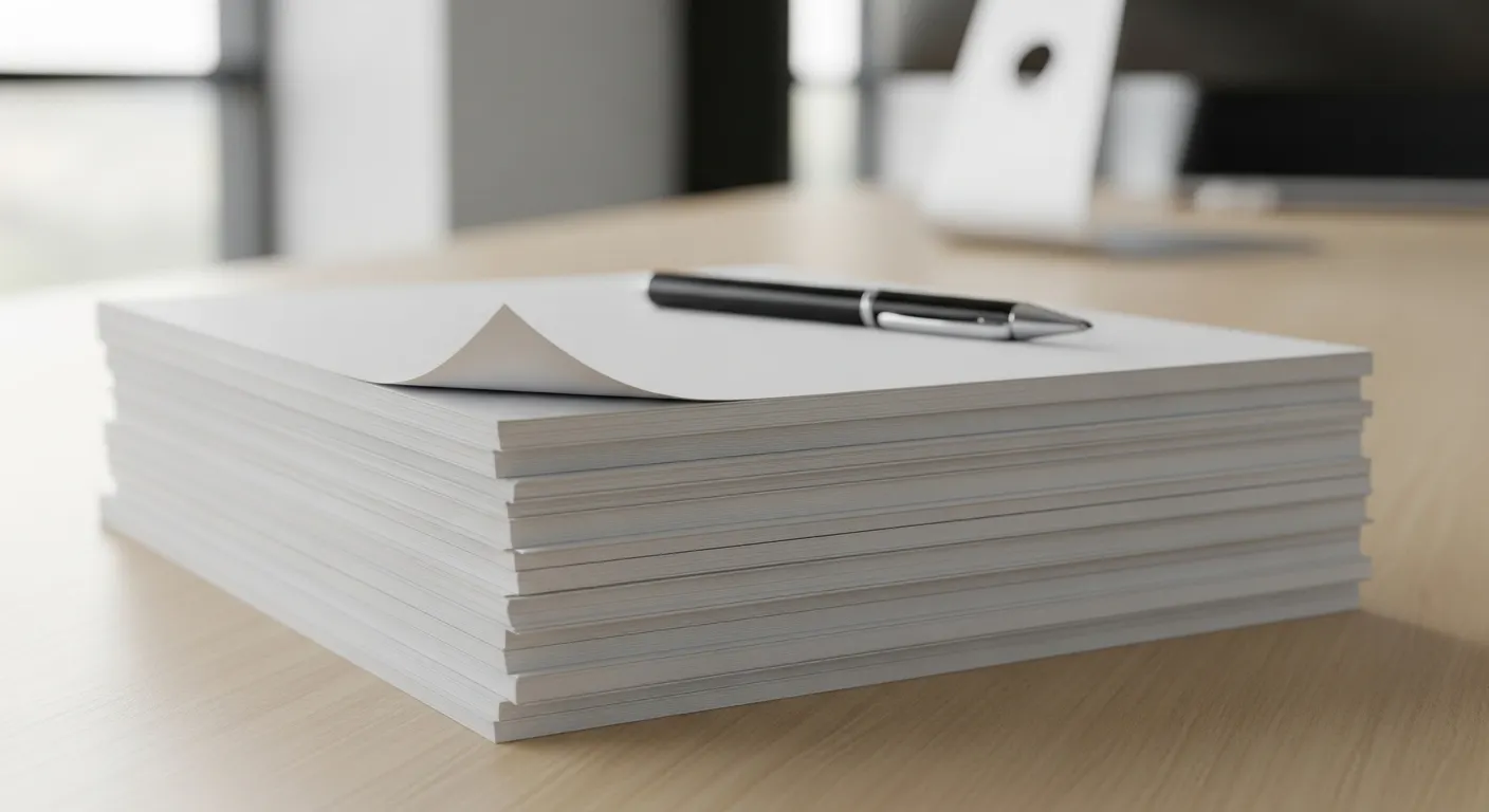 짧은 복사 용지