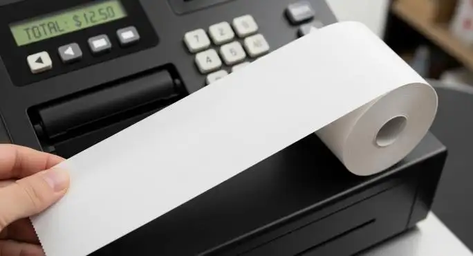 열 현금 등록기 롤